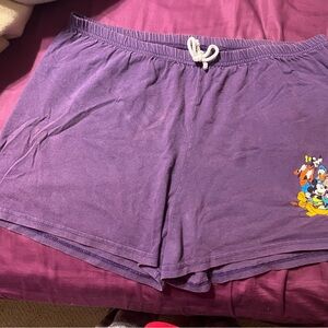 Disney Purple Shorts